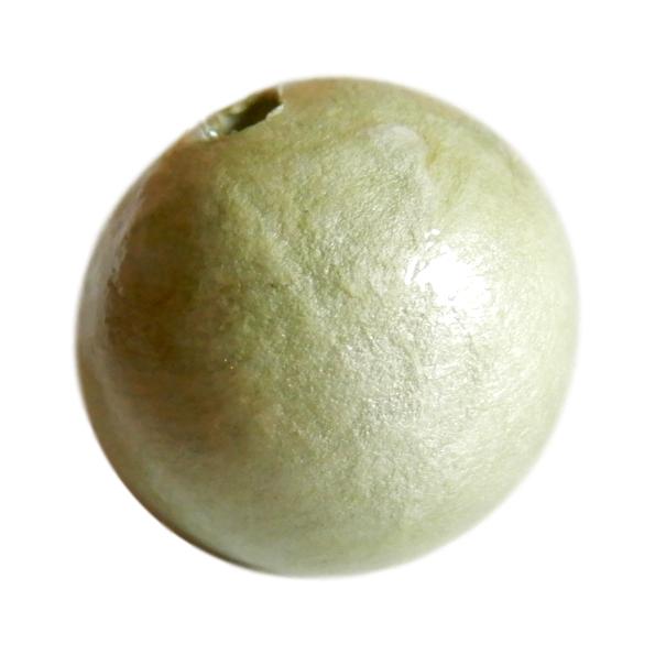 Boule 22 mm Vert pâle nacré