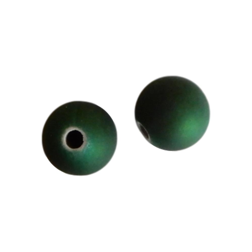 Boule 10 mm Satin vert