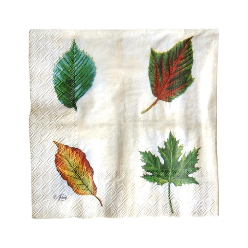 Serviette en papier Feuilles