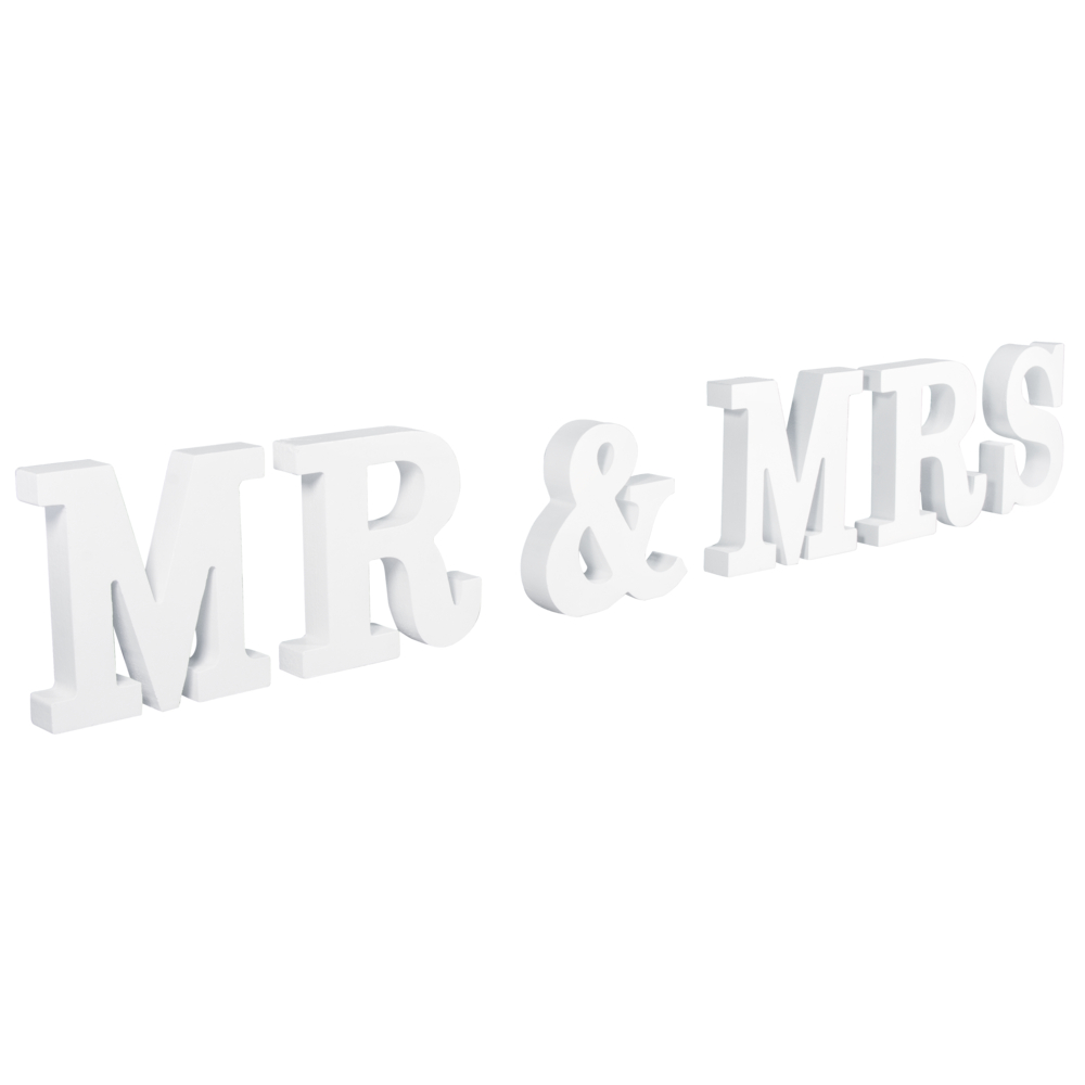 Lettres MR &amp; MRS