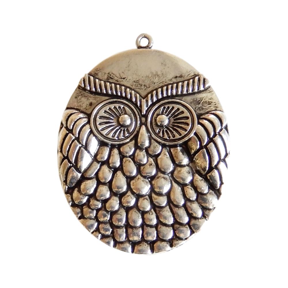 Pendentif hibou stylisé