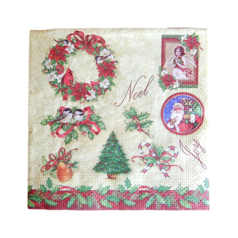 Serviette en papier Noël