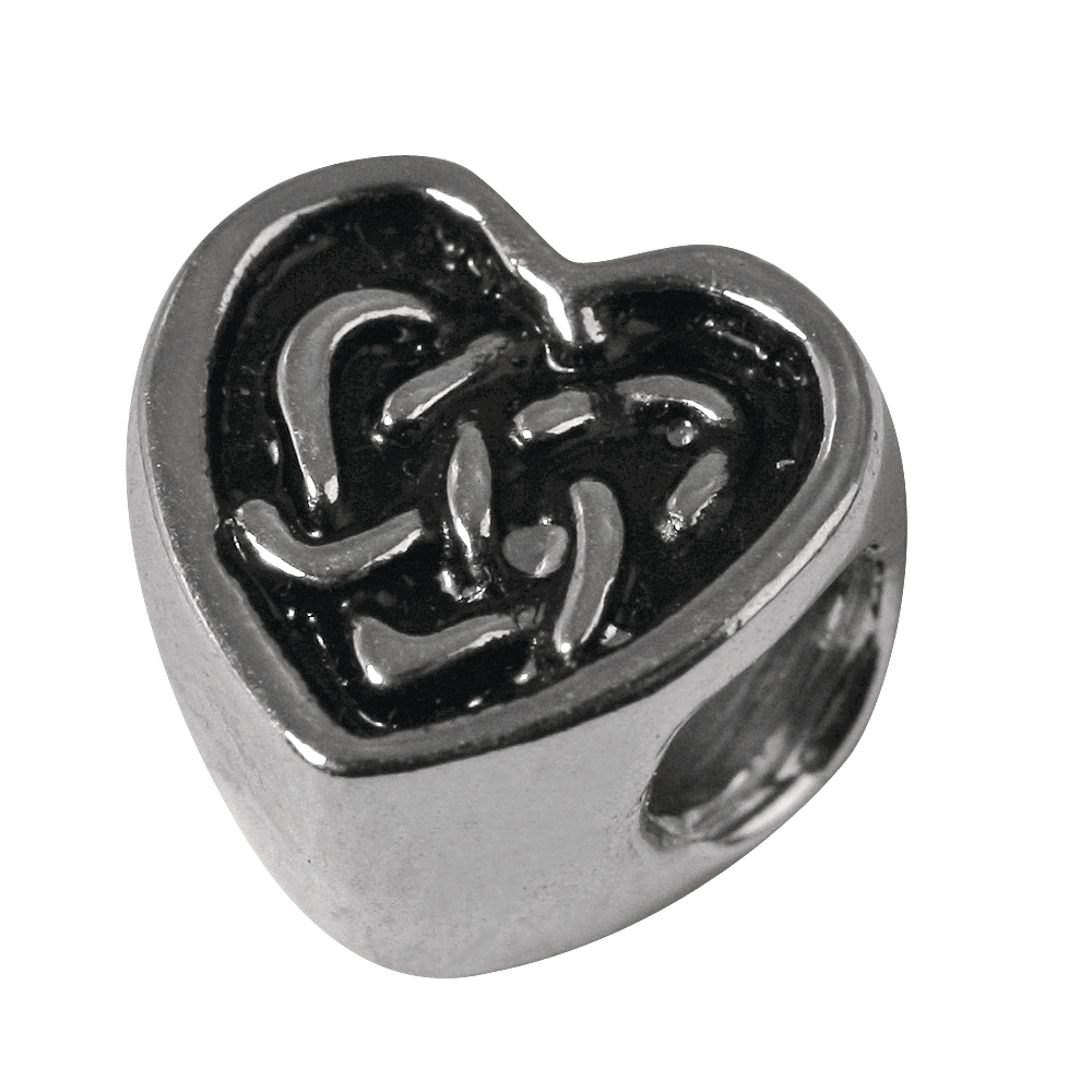 Coeur 9 mm Argent ancien