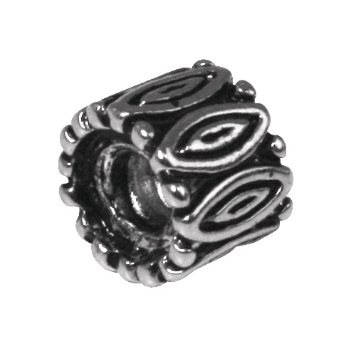 Cylindre 8 mm Argent ancien