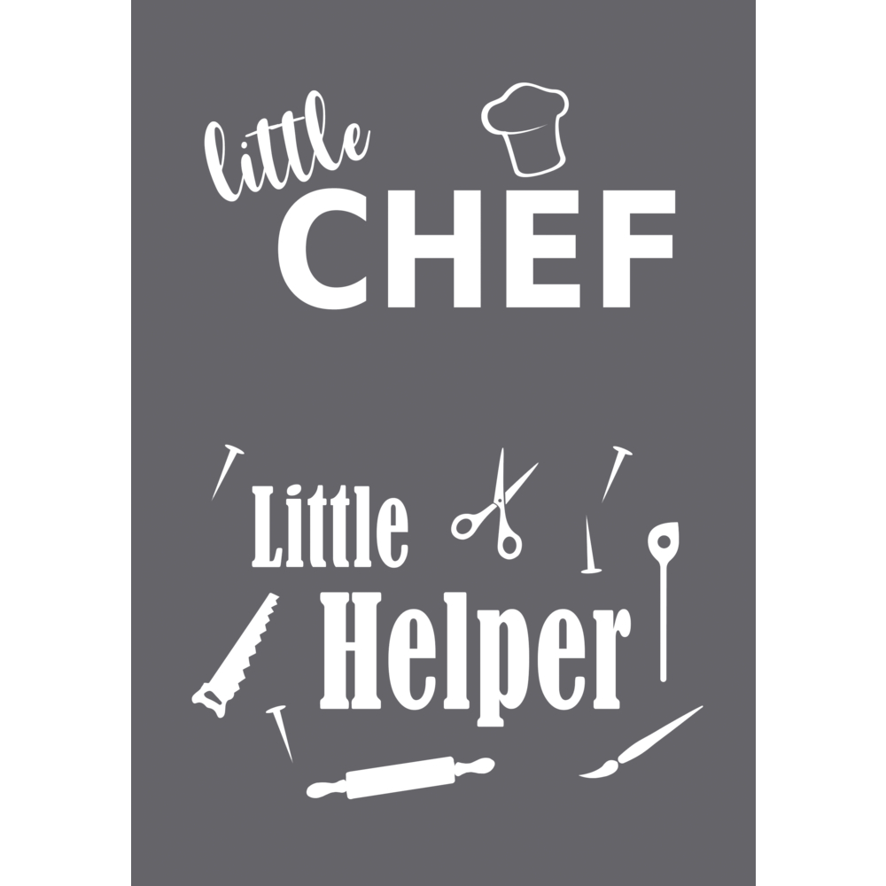 Pochoir Little Chef