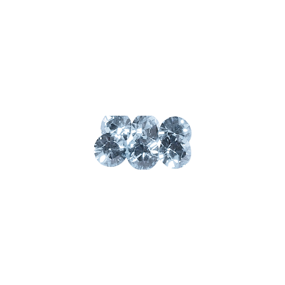 Châton 4 mm Aquamarine