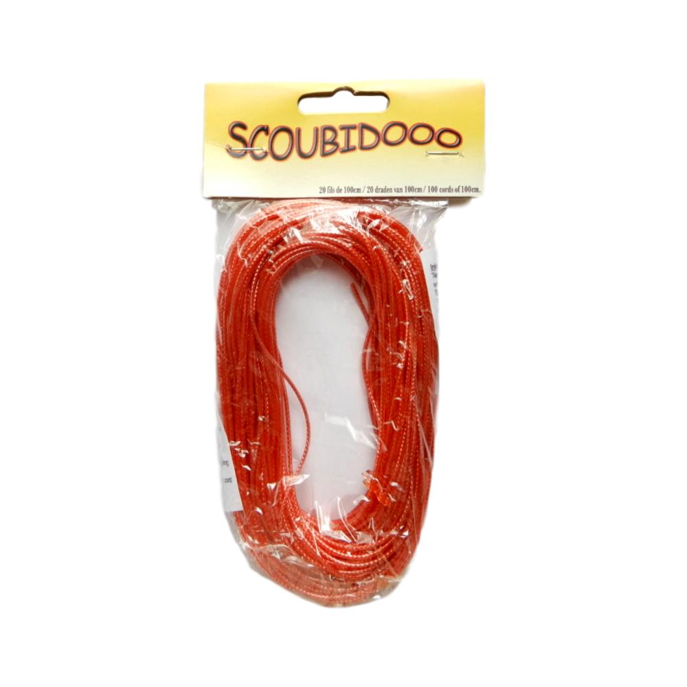 Scoubidou Rouge orange