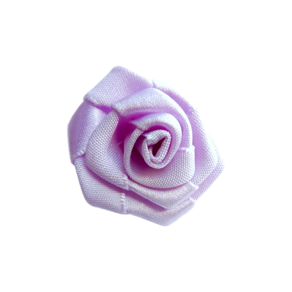 Rose en ruban lilas