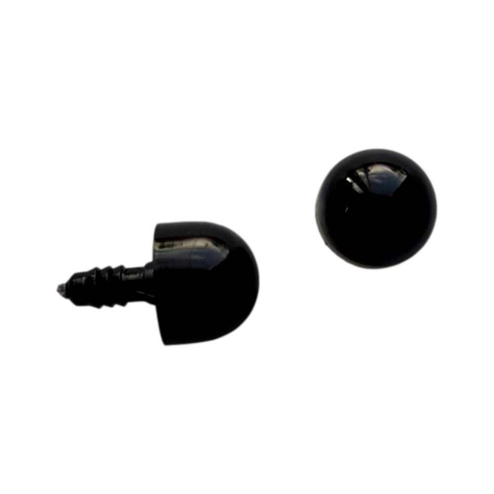 Nez boule 15 mm Noir