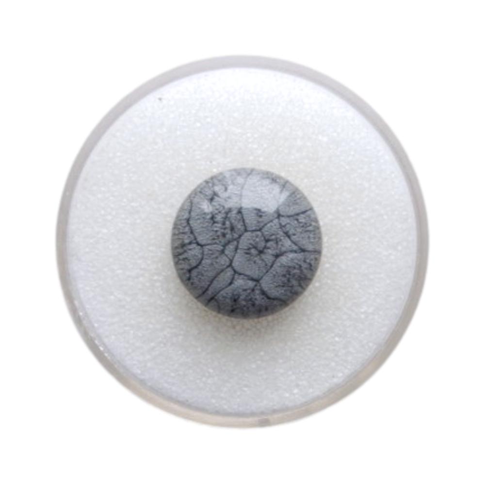 Cabochon en résine 16 mm Gris