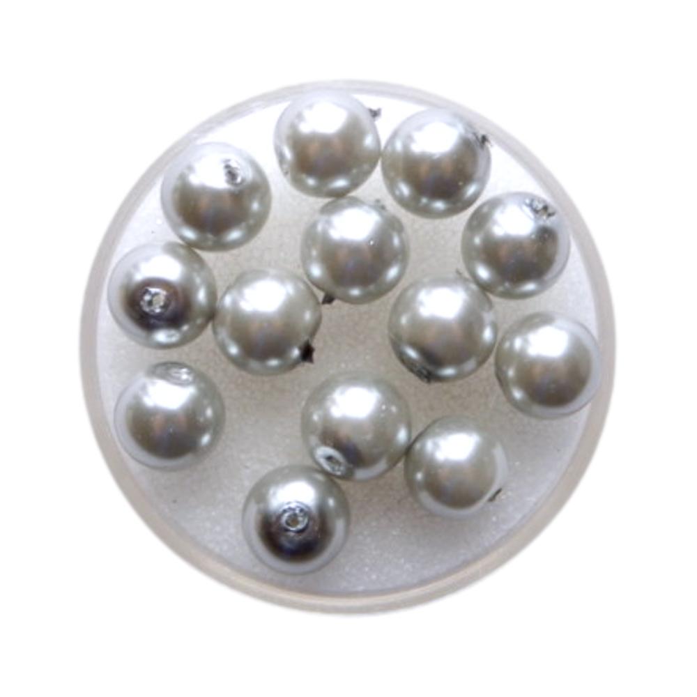 Boule 8 mm Gris