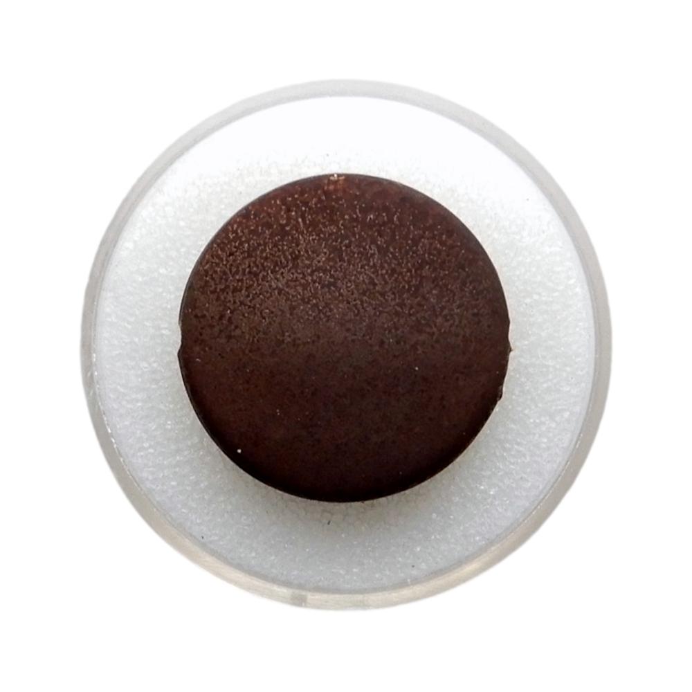 Rond 25 mm Satin marron