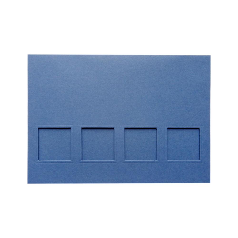 Passepartout Bleu 4 carrés
