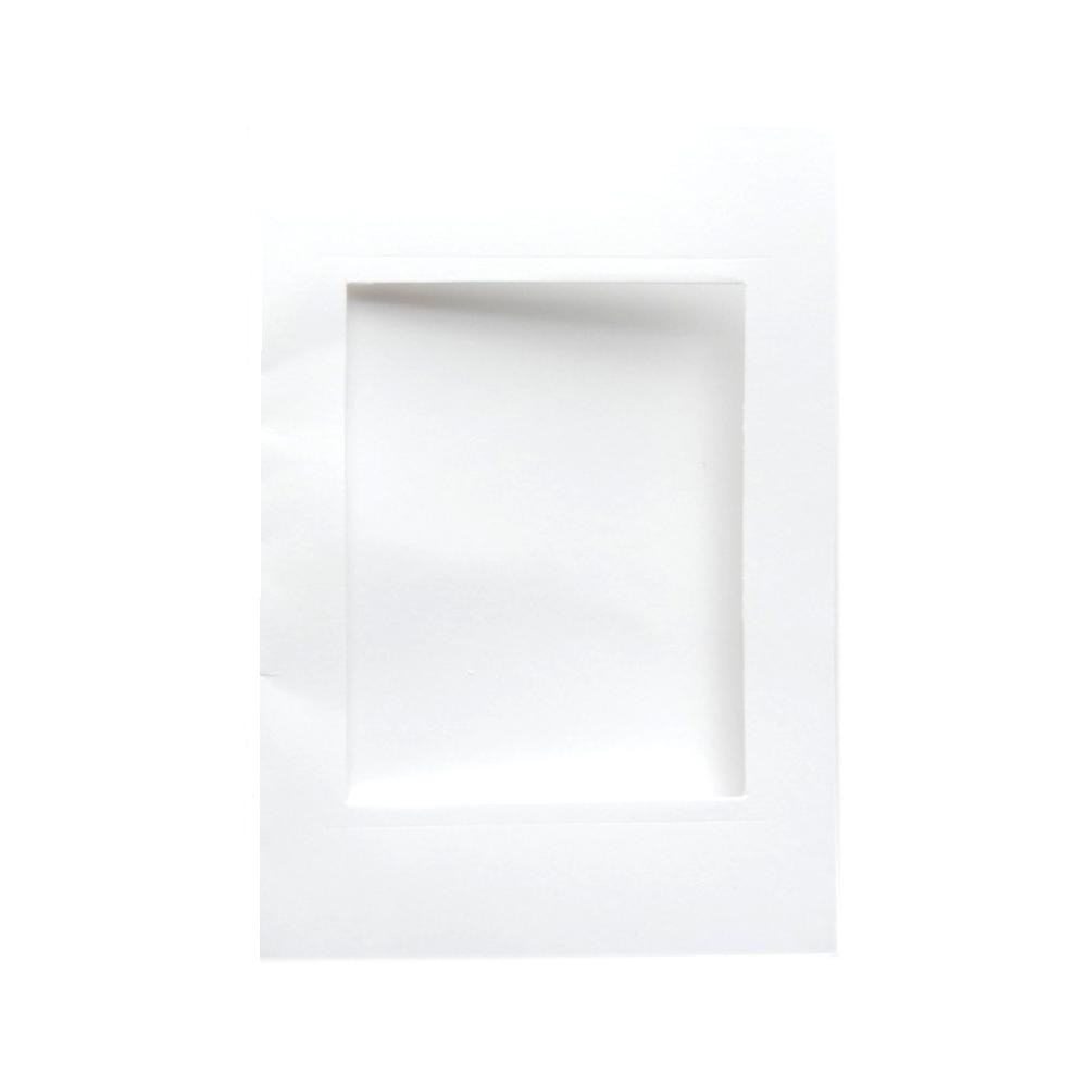 Passepartout Blanc Rectangle