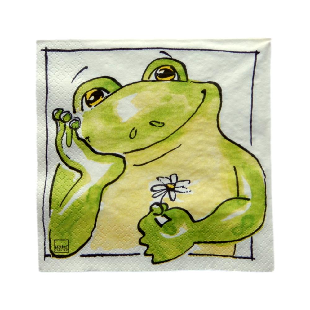 Serviette en papier Grenouille