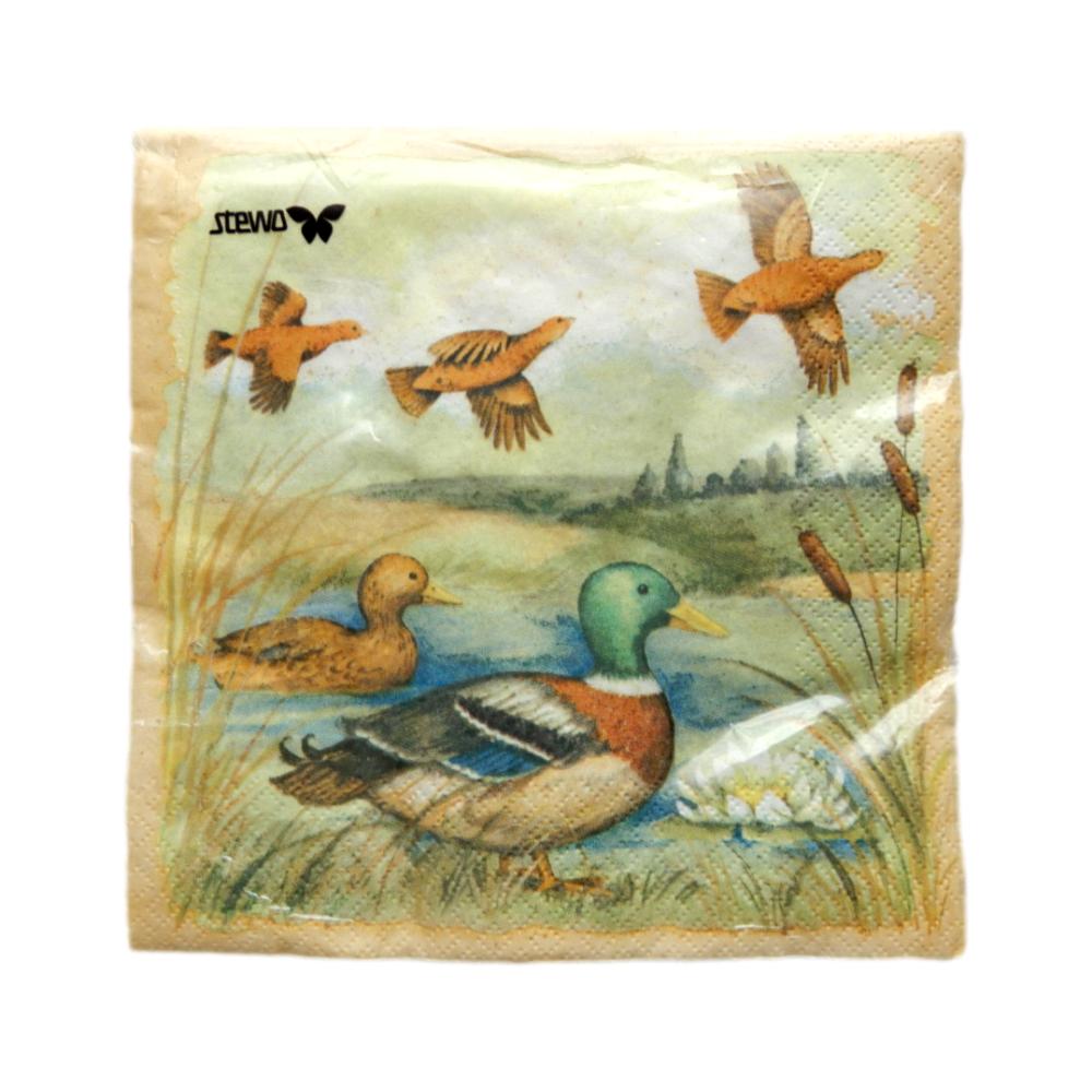 Serviette en papier Canards