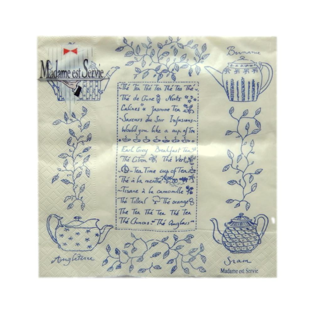 Serviette en papier Thé