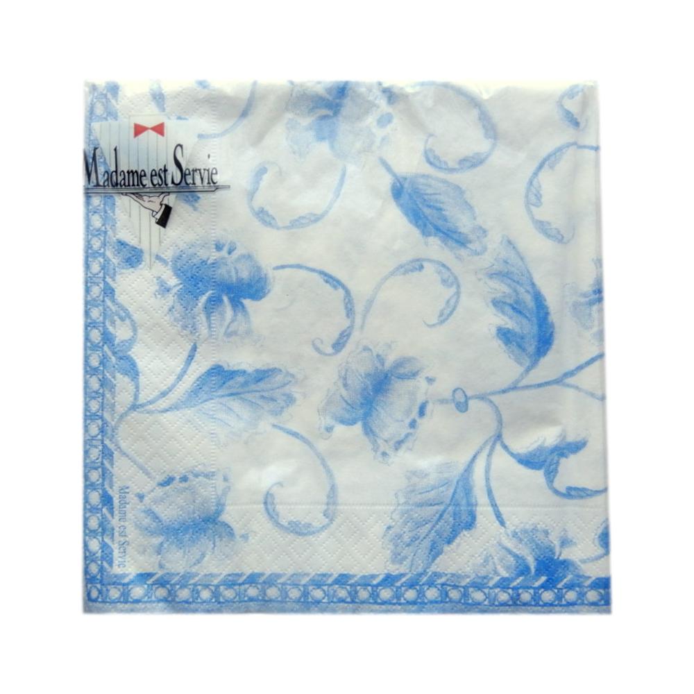 Serviette en papier Damas curaçao