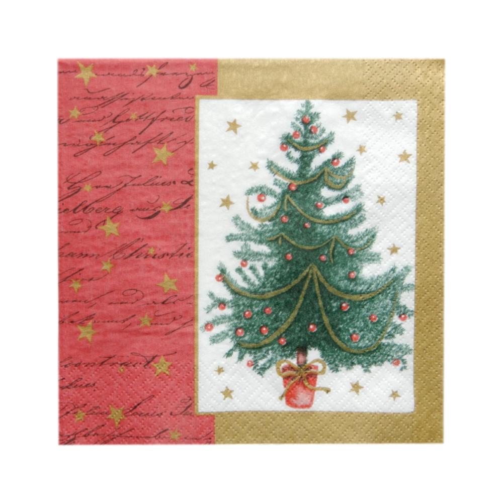 Serviette en papier Sapin de Noël