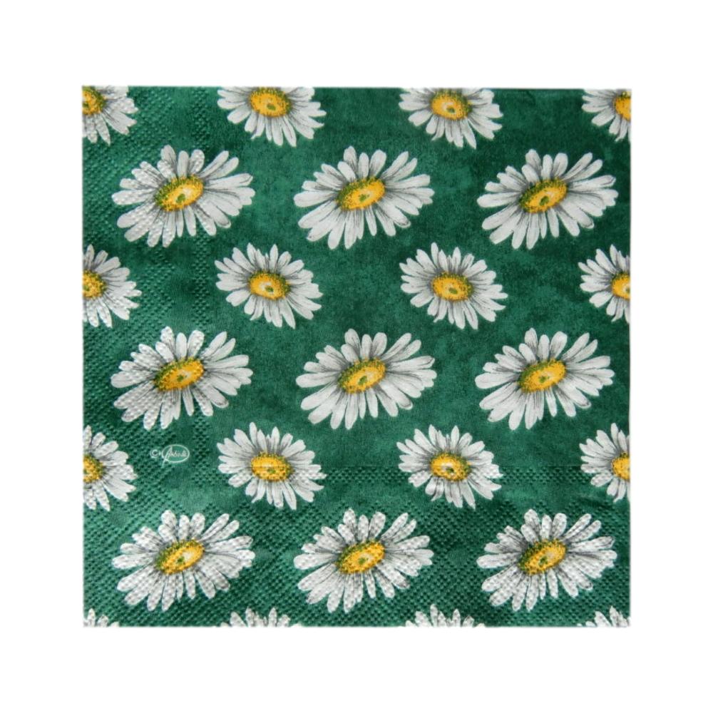 Serviette en papier Marguerites