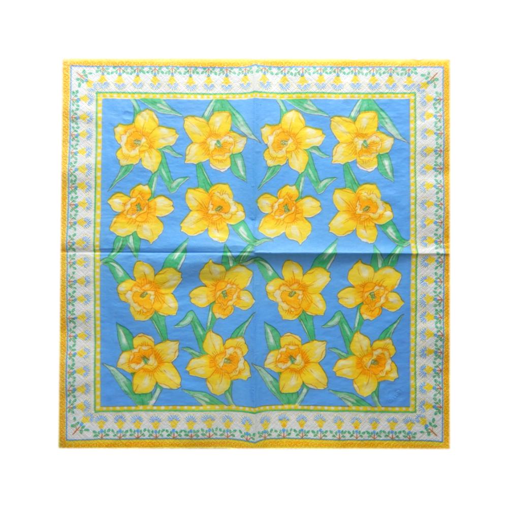 Serviette en papier Jonquilles