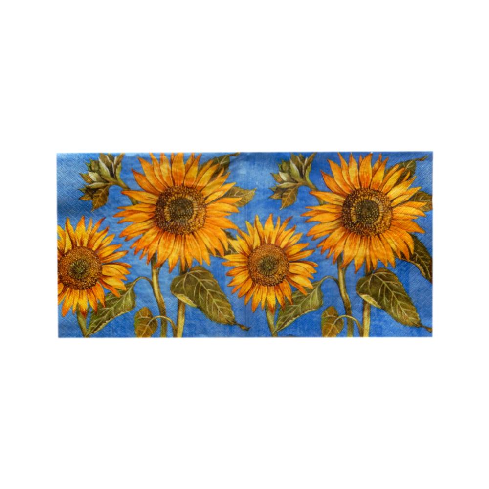 Serviette en papier Tournesols