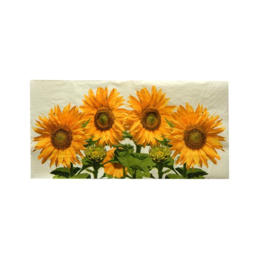 Serviette en papier Tournesols