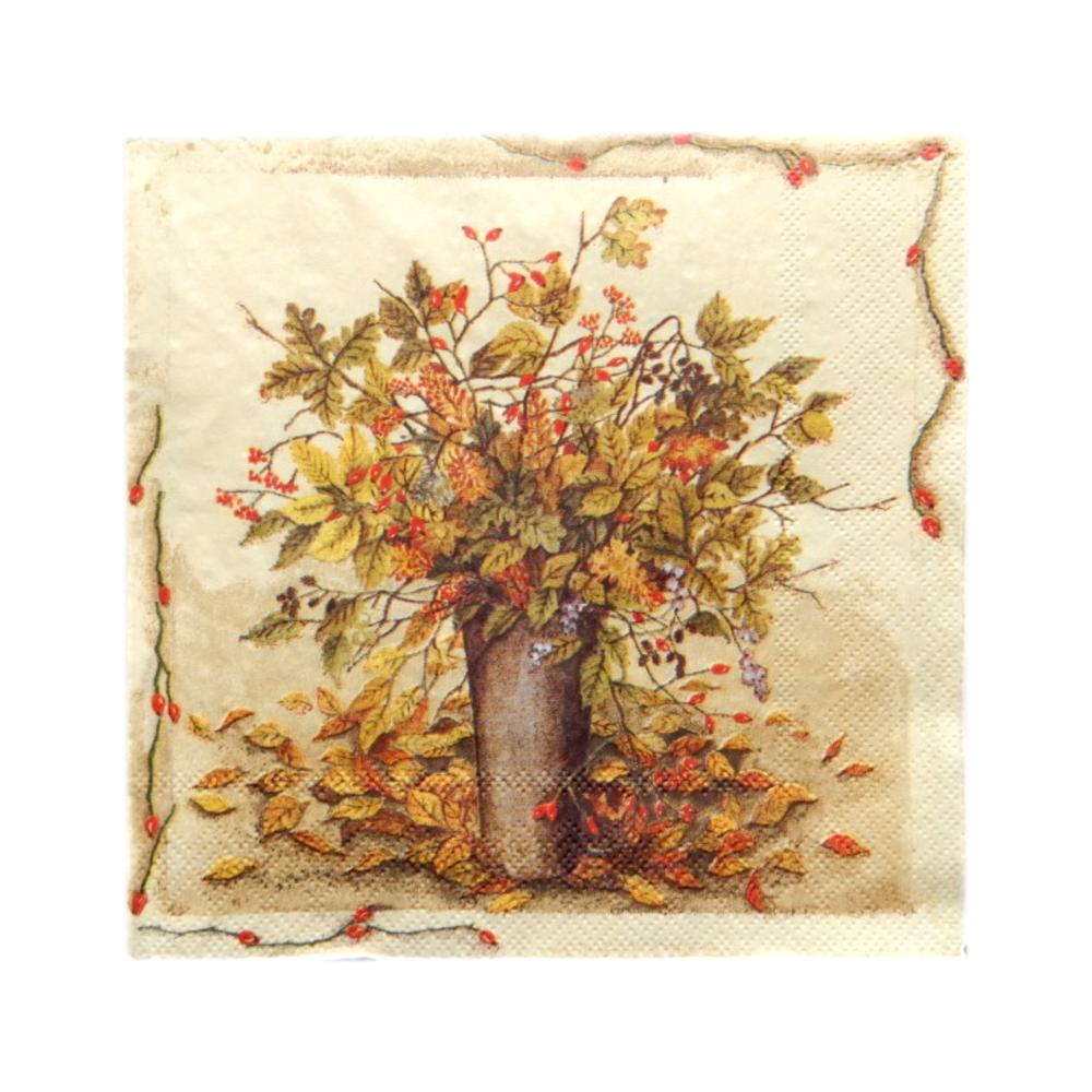 Serviette en papier Bouquet d'automne