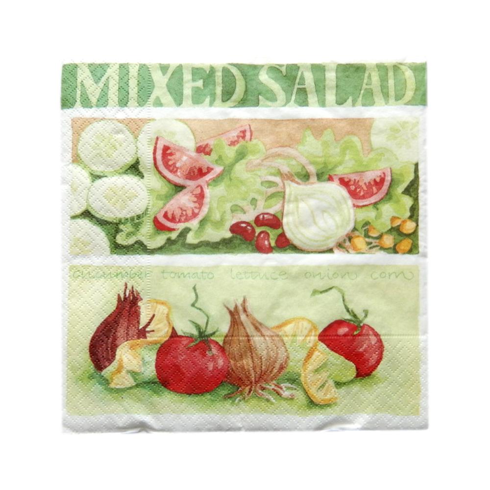 Serviette en papier Mixed salad