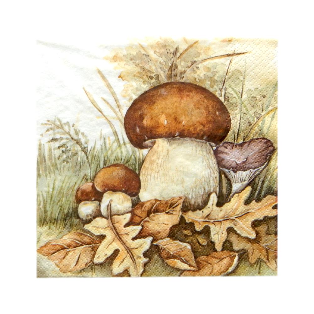 Serviette en papier Champignons