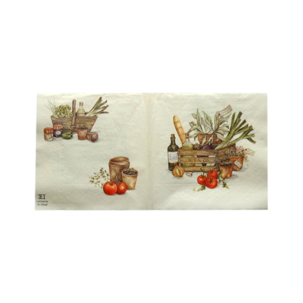 Serviette en papier Légumes