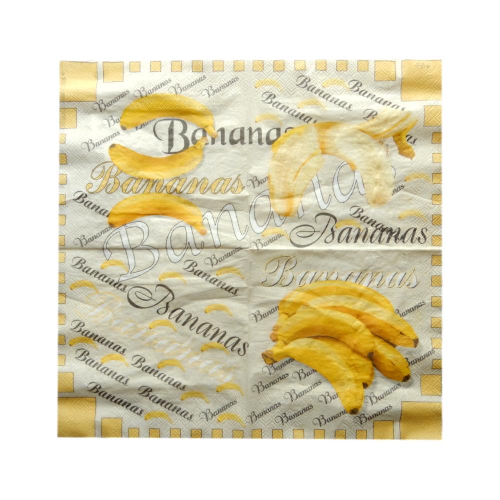 Serviette en papier Bananes