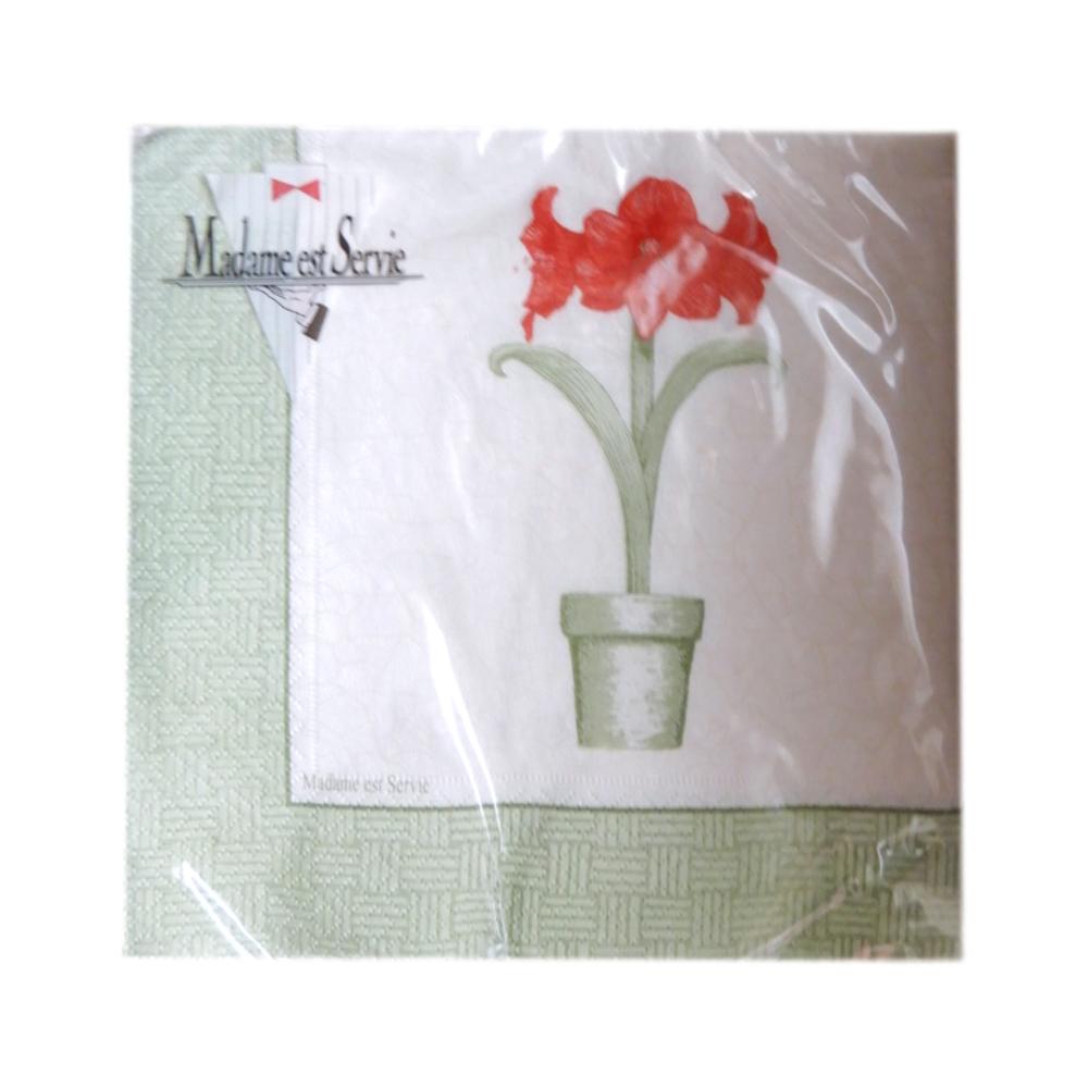 Serviette en papier Amaryllis