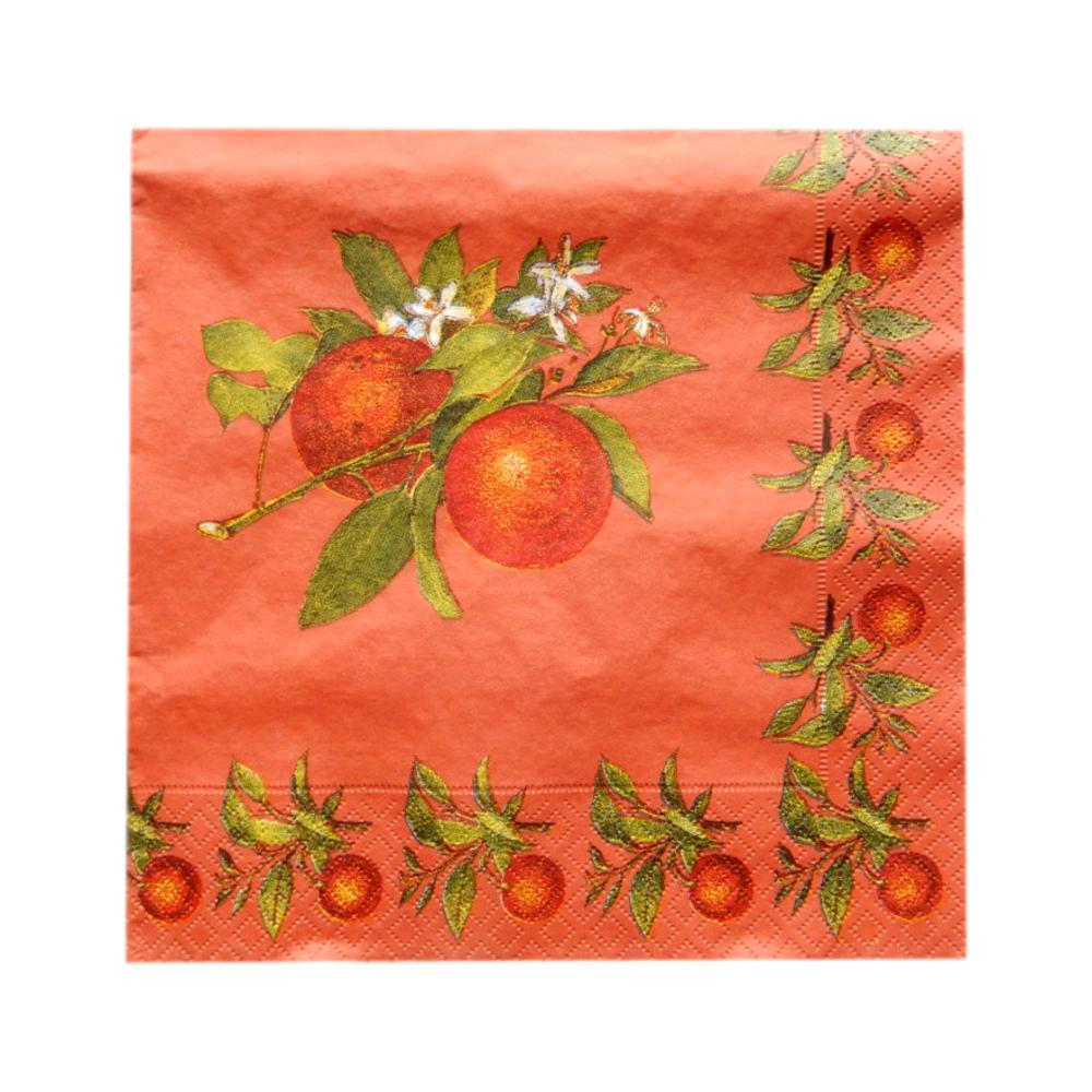 Serviette en papier Oranges