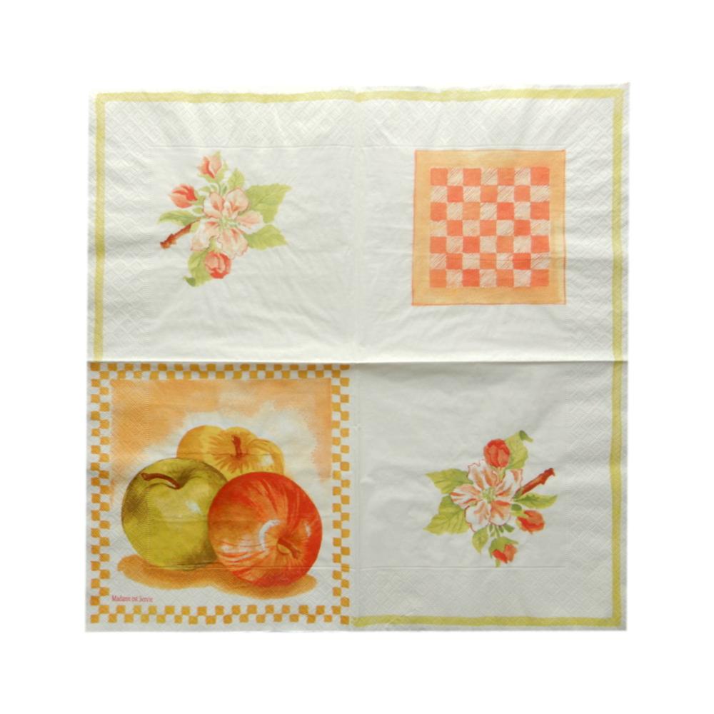 Serviette en papier Pommes