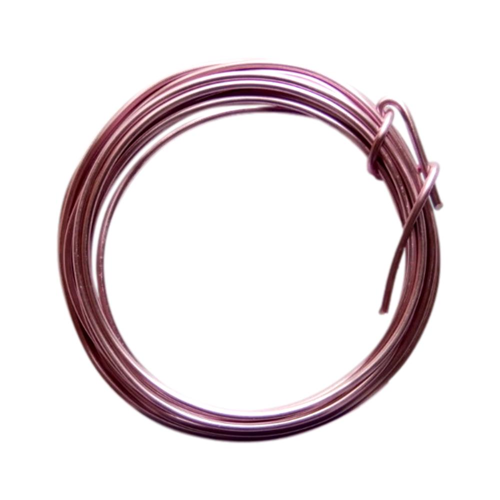 Fil d'aluminium 2 mm Rose