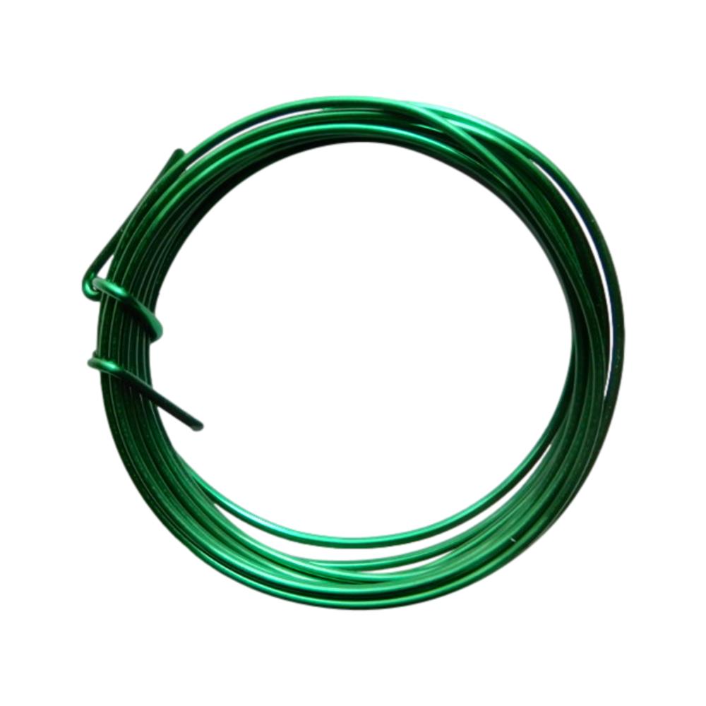 Fil d'aluminium 2 mm Vert