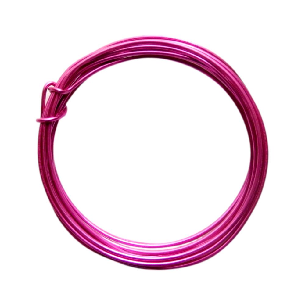 Fil d'aluminium 1,5 mm Fuchsia