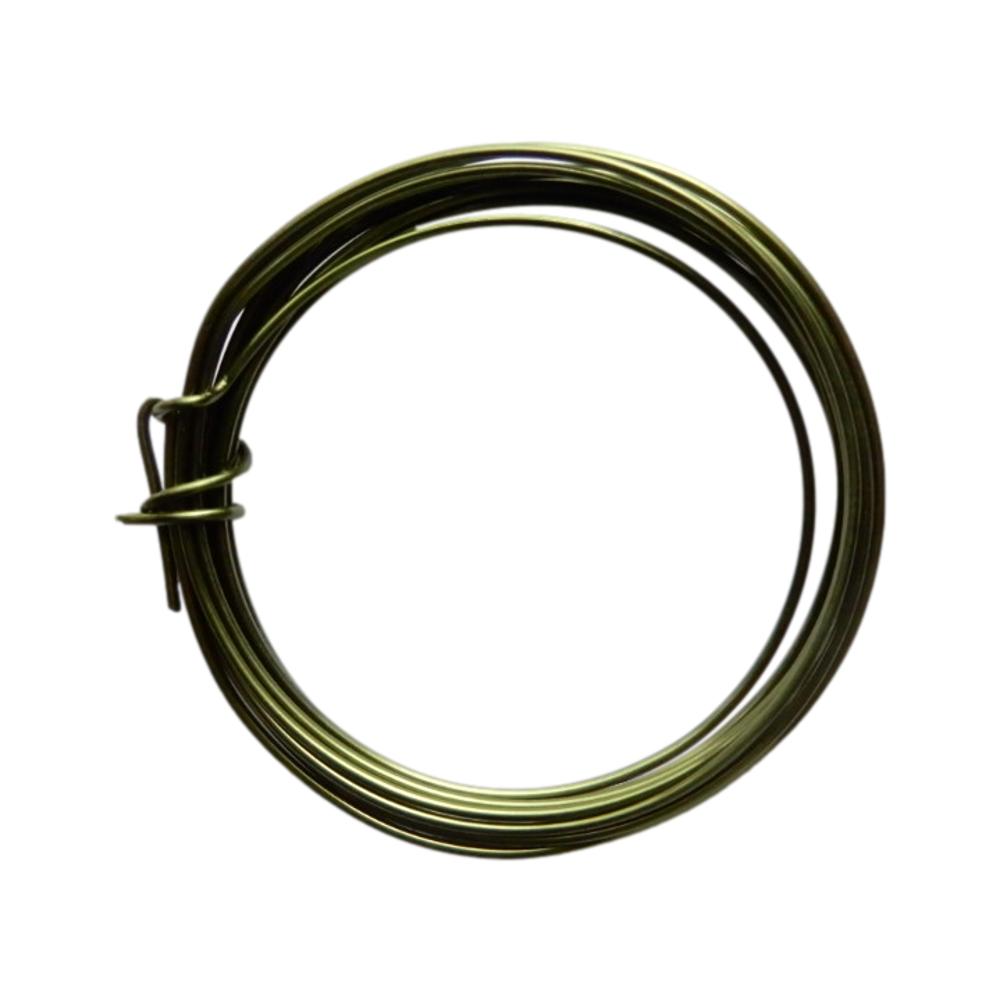 Fil d'aluminium 1,5 mm Olive