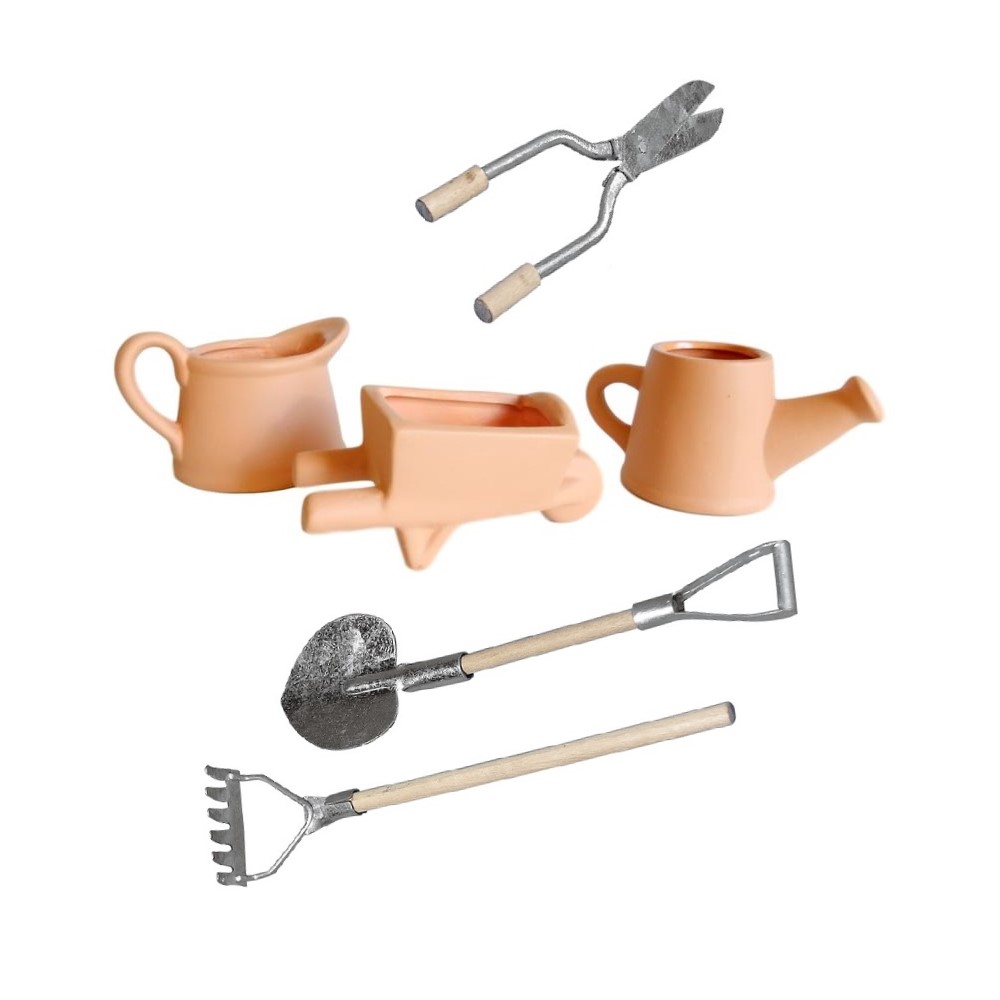 3 pots en terre cuite + 3 outils offerts