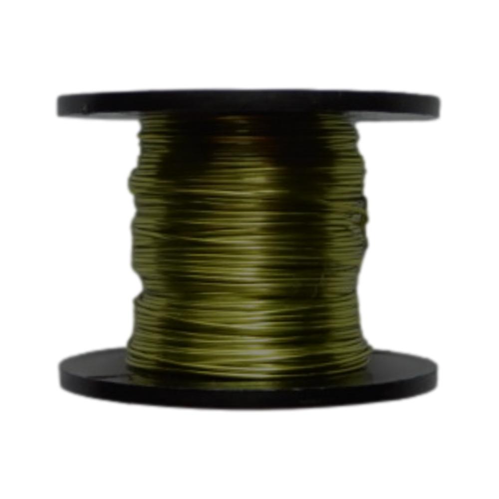 Fil de cuivre 0,5 mm Olive