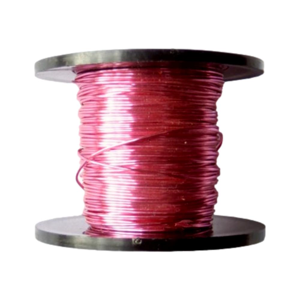 Fil de cuivre 0,5 mm Rose vif