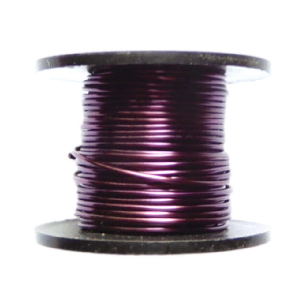 Fil de cuivre 0,9 mm Aubergine