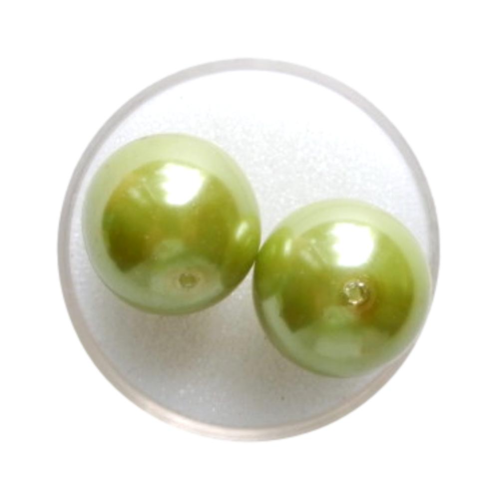 Boule 16 mm Olive clair
