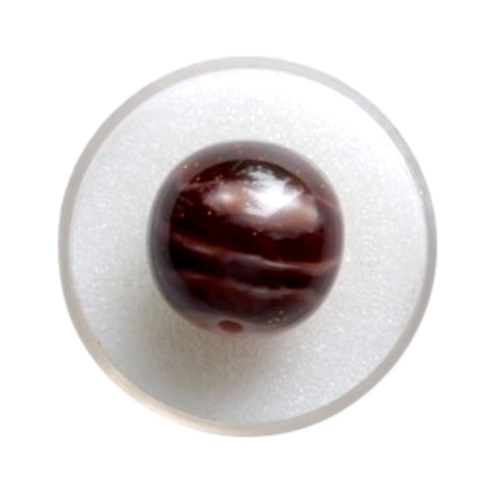 Boule 20 mm Burgundy marbré scintillant