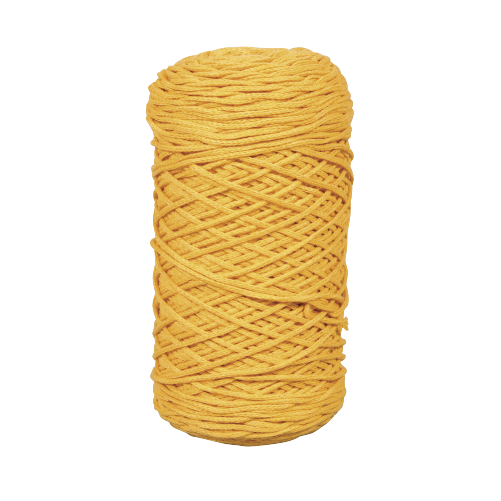 Fil Braidy Recycling 2 mm Jaune miel