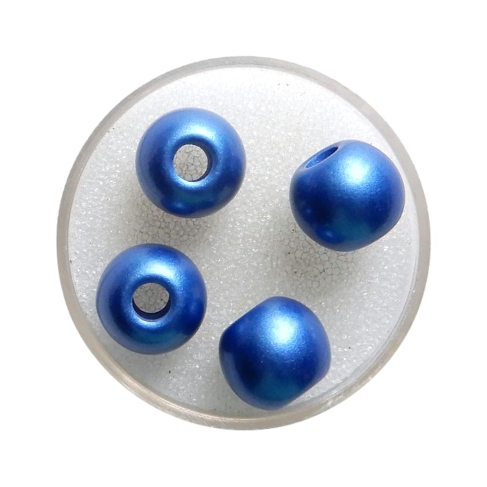 Boule 12 mm Bleu nacré