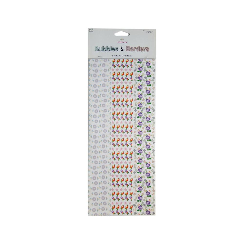 Bulles et bordures Fleurs