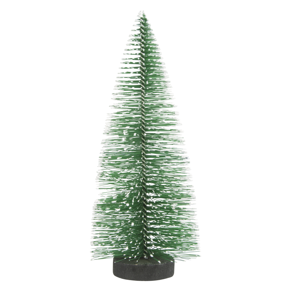 Sapin décoratif enneigé 15 cm