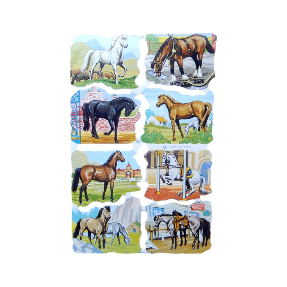 Chromos 3D Chevaux